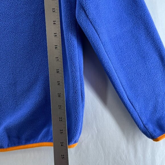 Patagonia Lightweight Synchilla Snap-T Fleece Pullover Women S  Blue Orange Trim - Picture 9 of 11